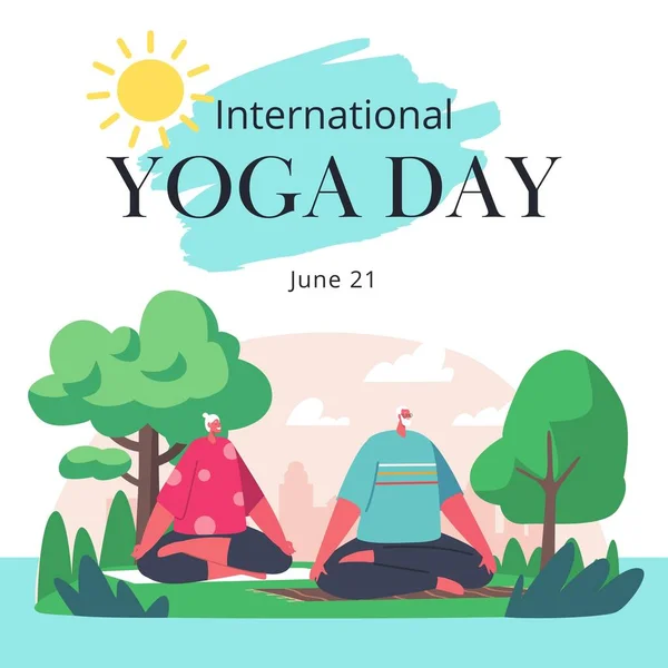 International Yoga Day Card