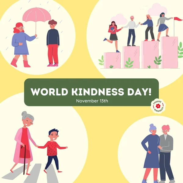 Yellow and Green Instagram Post for World Kindness Day