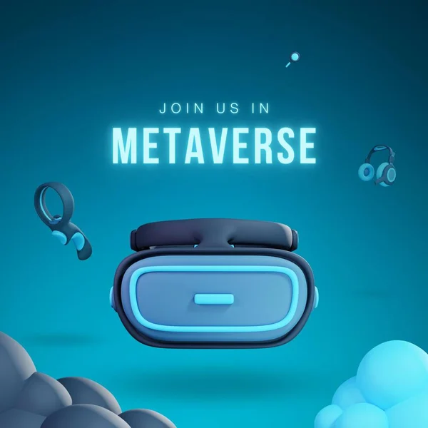 Teal 3D and Modern Join us in Metaverse Instagram Post