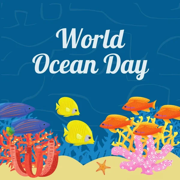 Blue World Ocean Day Animal Instagram Post
