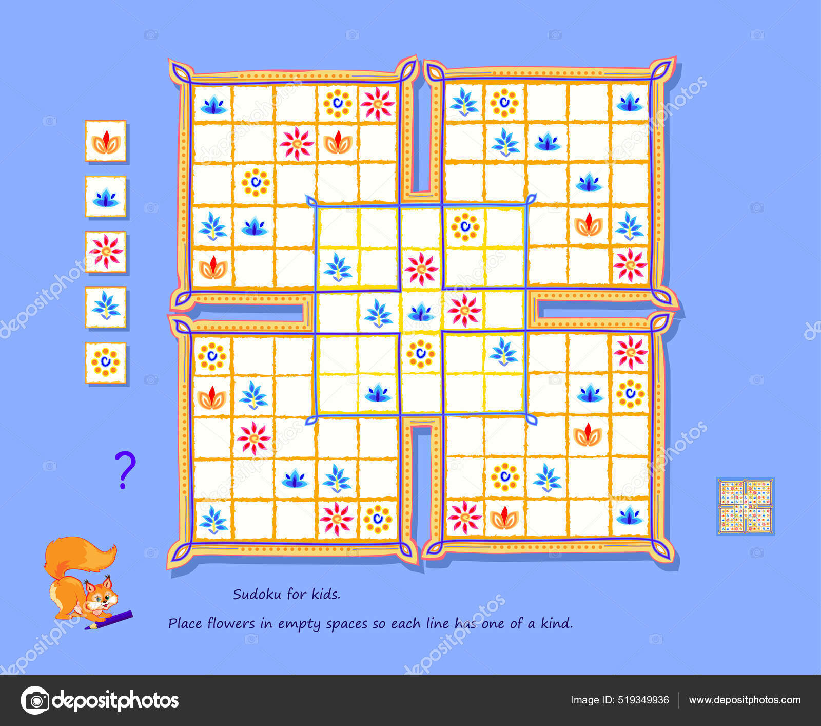 Sudoku para Crianças: jogar online e imprimir - Jogar Sudoku Online