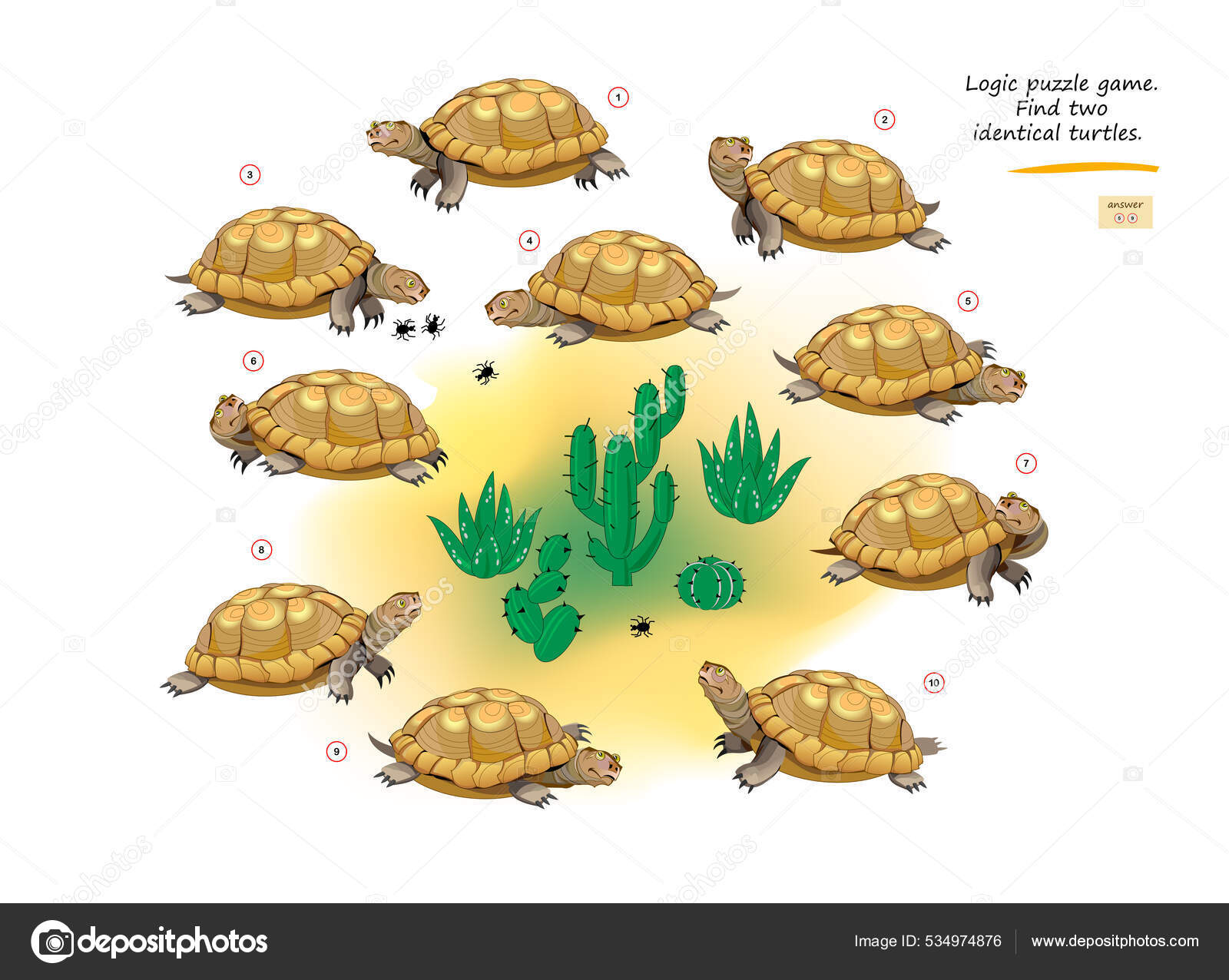 Логическая Головоломка Игры Детей Взрослых Найди Двух Одинаковых.