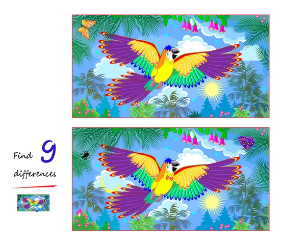 Jogo Quebra Cabeça Lógica Para Crianças Adultos Encontre Dois Pássaros  imagem vetorial de Nataljacernecka© 479787822