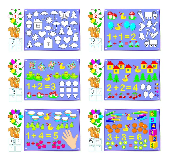 Çocuklar için eğitim sayfaları. Numaraları öğren ve takip et. Sayma becerileri geliştiriyorum. Boyama kitabı. Çocuklar için basılabilir çalışma kağıtları. Matematiksel eğitim. Okula dönelim. Etkinlik sayfaları.