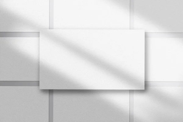 Современный Шаблон Макета Визитной Карточки Вырезкой Пути Дизайн Макета Презентаций — стоковое фото