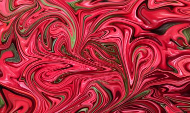 abstract red background liquid marble or liquid ink.