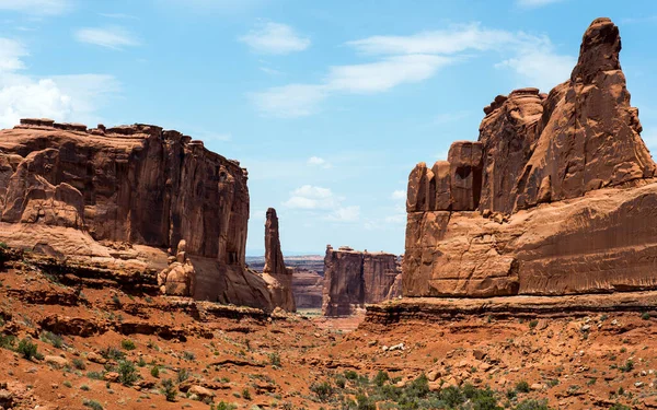 Parco Nazionale Degli Archi Buono Rosso Roccia — Foto Stock