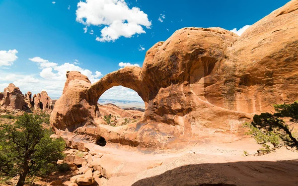 Double Arch Сша Юта — стоковое фото