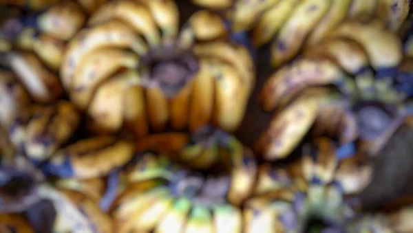 Розмитий Єкт Купка Бананів Абстрактний Фон — стокове фото