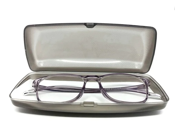 Glasses Case Isolated White Background — Stock Photo, Image