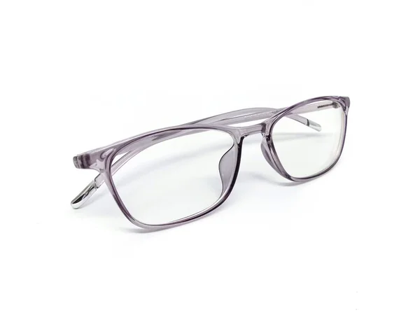 Eye Glasses Isolated White Close — Stockfoto