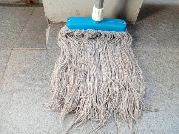 Closeup Mop Cleaning — Stok Foto
