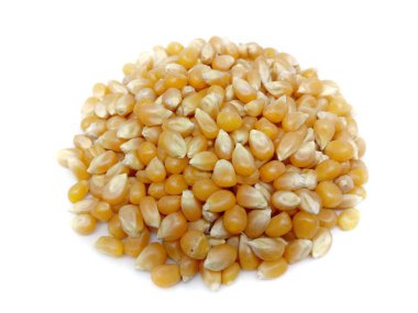 dry corns isolated on a white background