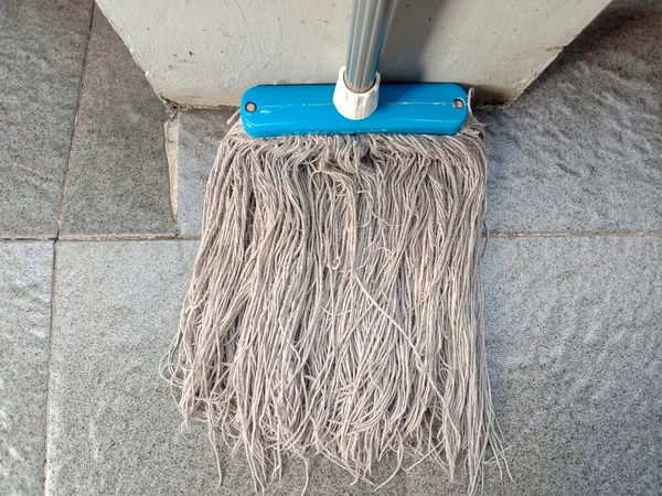 Closeup Mop Cleaning — Fotografia de Stock