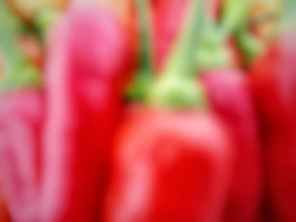 Defocused Abstract Background Chili Peppers Blurred Cayenne Peppers Bokeh Objects — Photo