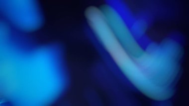 Defocused abstract background of blue light