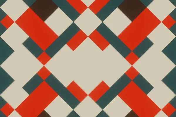 Seamless Ethnic Rotary Repeat Fabric Tile Design Beautiful Geometric Ornament — Fotografia de Stock