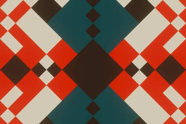 Seamless Ethnic Rotary Repeat Fabric Tile Design Beautiful Geometric Ornament — Foto de Stock