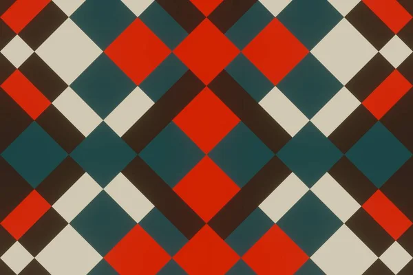 Seamless Ethnic Rotary Repeat Fabric Tile Design Beautiful Geometric Ornament — ストック写真