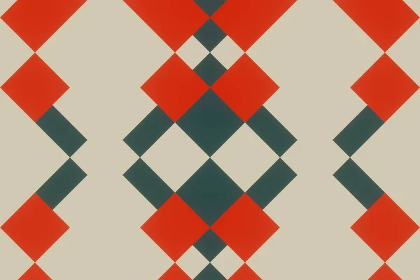 Seamless Ethnic Rotary Repeat Fabric Tile Design Beautiful Geometric Ornament — Stockfoto