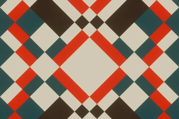 Seamless Ethnic Rotary Repeat Fabric Tile Design Beautiful Geometric Ornament — 图库照片