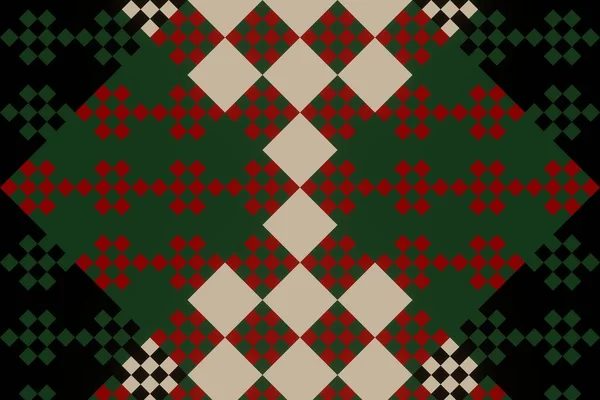Seamless Ethnic Rotary Repeat Fabric Tile Design Beautiful Geometric Ornament — Foto Stock