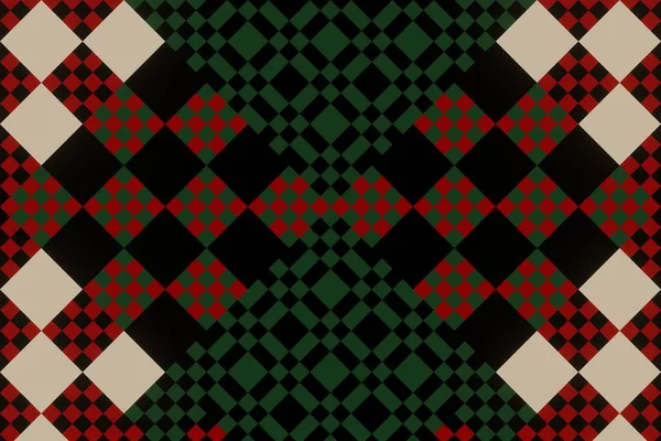 Seamless Ethnic Rotary Repeat Fabric Tile Design Beautiful Geometric Ornament — ストック写真