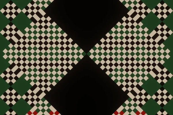 Seamless Ethnic Rotary Repeat Fabric Tile Design Beautiful Geometric Ornament — Stok fotoğraf