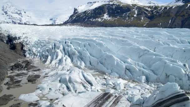 Icebergs Тануть Льодовики Тануть Глобальне Потепління Підвищення Рівня Моря — стокове відео