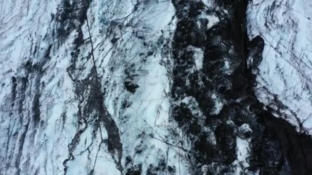 Iceberg Che Sciolgono Salire Aerea Mare Nessuno Natura Ambiente Paesaggi — Video Stock