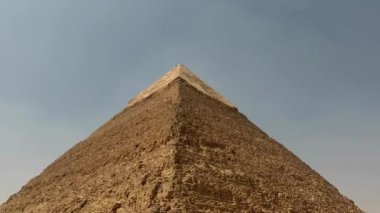piramit giza egypt afrika seyahat gökyüzü arkeoloji miras video illüstrasyon arka planı