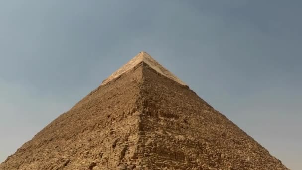 Piramit Giza Egypt Afrika Seyahat Gökyüzü Arkeoloji Miras Video Illüstrasyon — Stok video