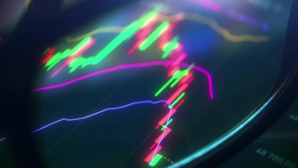Platform Investment Trader Technology Sign Chart Symbol Candle Stick Forex — Video