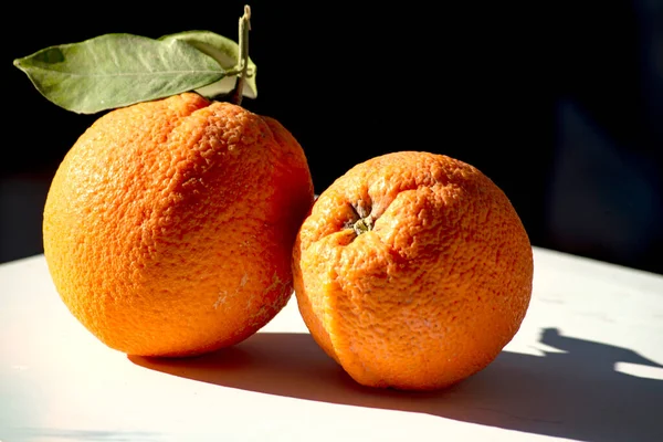 Bio Orangen Und Clementinen Freien — Stockfoto