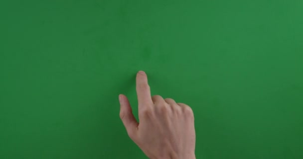 Various Hand Gestures Showing Uses Computer Touchscreen Tablet Trackpad Great — Vídeo de Stock