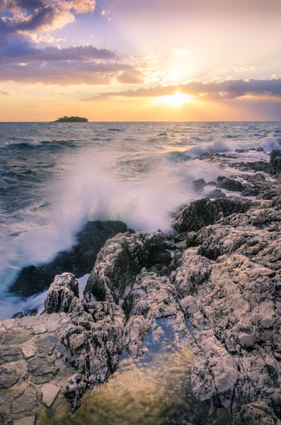 Stormy Day Coast Croatia Pula — Stock Photo, Image