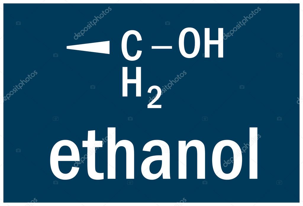 Ethanol (also called ethyl alcohol, grain alcohol, drinking alcohol, or simply alcohol) is an organic chemical compound.