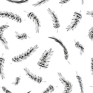 Desensiz çizimler serbest çizim siyah ve beyaz