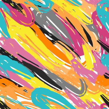 Kusursuz desen fırça darbeleri desen lekeleri damlalar parlak iz arkaplanı boyar