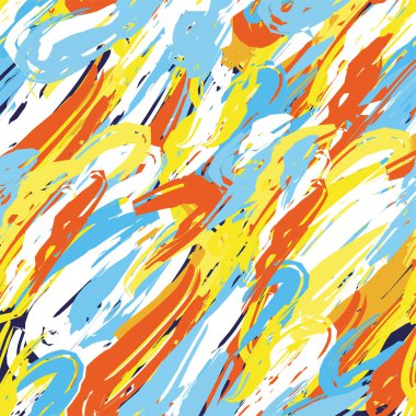 Kusursuz desen fırça darbeleri desen lekeleri damlalar parlak iz arkaplanı boyar