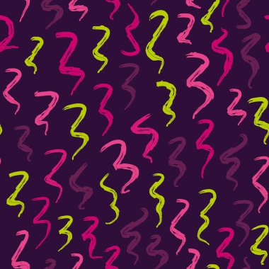 Kusursuz desenli solucanlar fırça darbelerini basit parlak renk izlerini yakalar