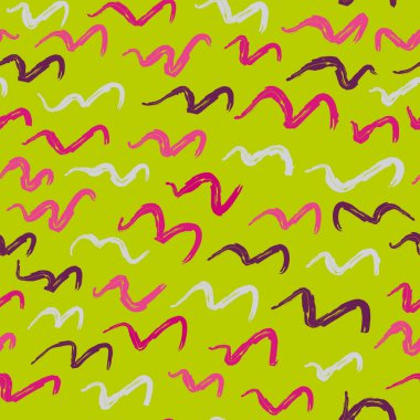 Kusursuz desenli solucanlar fırça darbelerini basit parlak renk izlerini yakalar