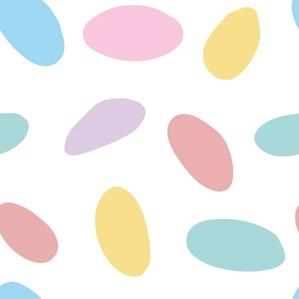 Motif Sans Couture Entrelacement Taches Frottis Pinceau Impression Fond Pastel — Image vectorielle