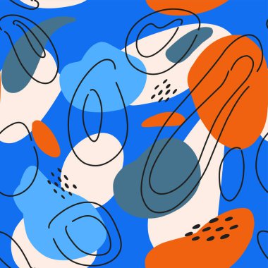 Desensiz lekeler çizgiler modern parlak tasarım baskı arkaplanı