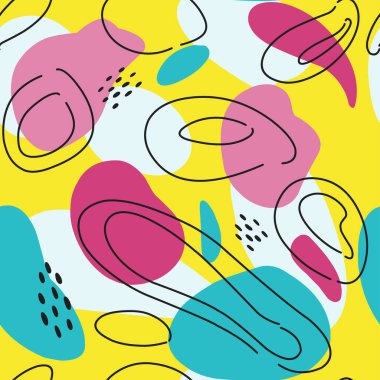 Desensiz lekeler çizgiler modern parlak tasarım baskı arkaplanı