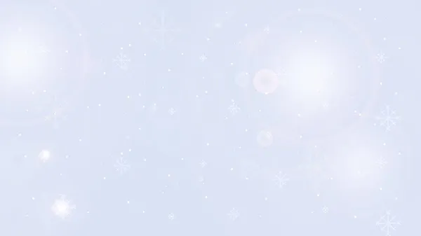 Hintergrund Neujahr Banner Design Hell Schnee Tapete — Stockvektor