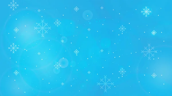 Fundo Novo Ano Banner Design Brilhante Neve Papel Parede — Vetor de Stock