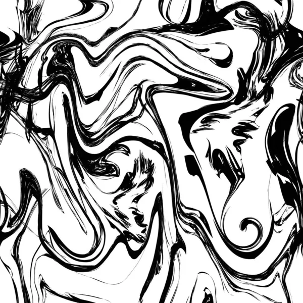 Бесшовные Рисунки Краска Чернила Воде Капает Графика Текстура Абстрактная Живопись — стоковый вектор