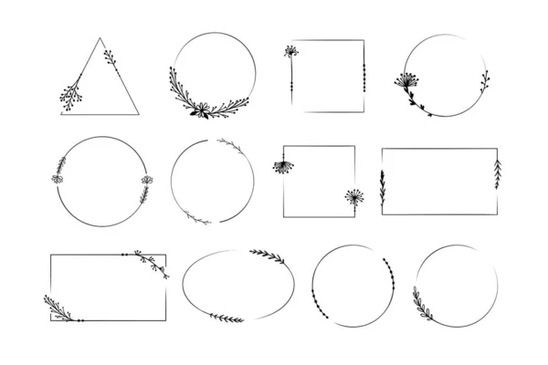 Элемент Рамы Коллекции Создания Дизайна Премиум — стоковый вектор