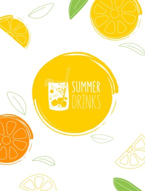 Renkli gözlüklü menü ya da kafe için poster tasarımı şablonu. Doku brusher Tasarımı